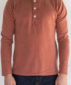 Tees Freenote Cloth - 13 Ounce Henley - L/S Rust