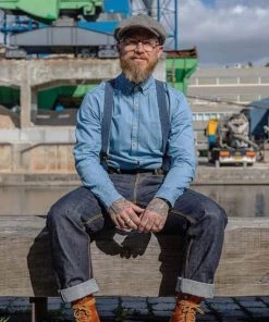 Accessories Bertelles - Superior Wide Braces In Denim