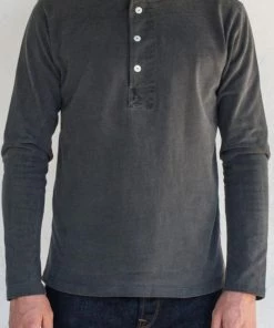 Freenote Cloth - 13 Ounce Henley - L/S Midnight