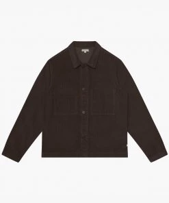 Knickerbocker - Corduroy Chore Shirt In Dark Grey Shirts&Overshirts