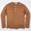 Tees Freenote Cloth - 13 Ounce Henley - L/S Tobacco