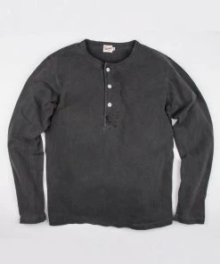 Freenote Cloth - 13 Ounce Henley - L/S Midnight