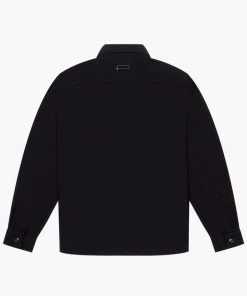 Shirts&Overshirts Knickerbocker - Heavyweight Flannel CPO Overshirt In Black