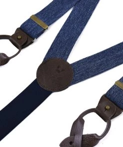 Accessories Bertelles - Superior Wide Braces In Denim