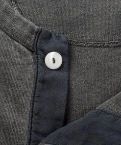 Freenote Cloth - 13 Ounce Henley - L/S Midnight