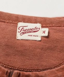 Tees Freenote Cloth - 13 Ounce Henley - L/S Rust