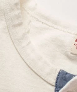 Freenote Cloth - 13 Ounce Henley - L/S White Tees