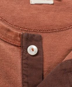 Tees Freenote Cloth - 13 Ounce Henley - L/S Rust