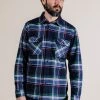 Shirts&Overshirts Benzak - BWS-01 WORK SHIRT 8 Oz. Blue & Green Check Flannel 1 Shirts&Overshirts Benzak - BWS-01 WORK SHIRT 8 Oz. Blue & Green Check Flannel