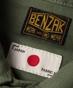 Benzak - BWS-03 Military Overshirt 10 Oz. Army Green Military Twill Shirts&Overshirts 18 Benzak - BWS-03 Military Overshirt 10 Oz. Army Green Military Twill Shirts&Overshirts