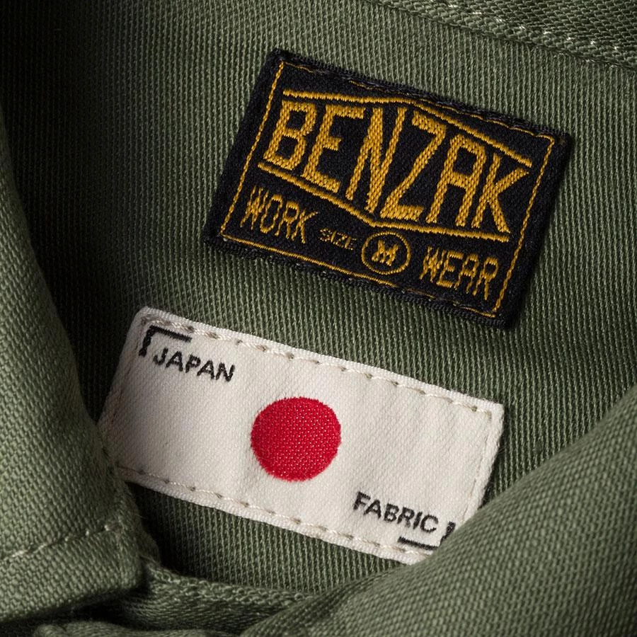 Benzak - BWS-03 Military Overshirt 10 Oz. Army Green Military Twill Shirts&Overshirts 8 Benzak - BWS-03 Military Overshirt 10 Oz. Army Green Military Twill Shirts&Overshirts