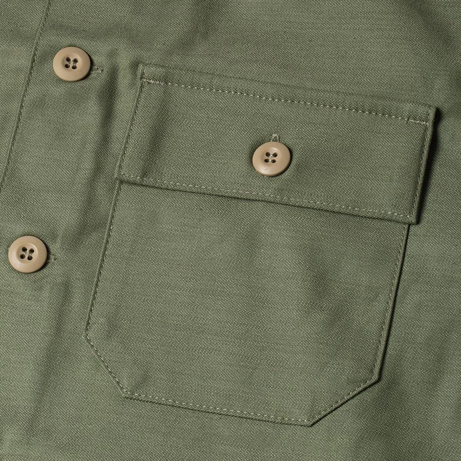 Benzak - BWS-03 Military Overshirt 10 Oz. Army Green Military Twill Shirts&Overshirts 9 Benzak - BWS-03 Military Overshirt 10 Oz. Army Green Military Twill Shirts&Overshirts