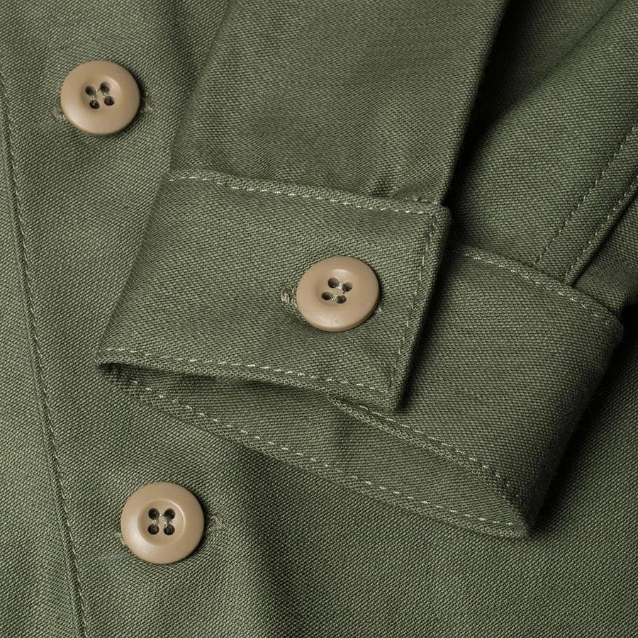 Benzak - BWS-03 Military Overshirt 10 Oz. Army Green Military Twill Shirts&Overshirts 10 Benzak - BWS-03 Military Overshirt 10 Oz. Army Green Military Twill Shirts&Overshirts