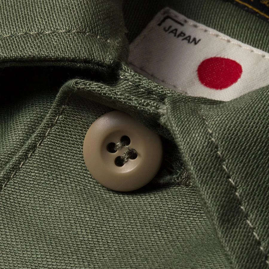 Benzak - BWS-03 Military Overshirt 10 Oz. Army Green Military Twill Shirts&Overshirts 12 Benzak - BWS-03 Military Overshirt 10 Oz. Army Green Military Twill Shirts&Overshirts