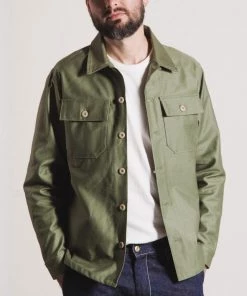 Benzak - BWS-03 Military Overshirt 10 Oz. Army Green Military Twill Shirts&Overshirts 16 Benzak - BWS-03 Military Overshirt 10 Oz. Army Green Military Twill Shirts&Overshirts