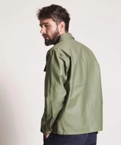 Benzak - BWS-03 Military Overshirt 10 Oz. Army Green Military Twill Shirts&Overshirts 15 Benzak - BWS-03 Military Overshirt 10 Oz. Army Green Military Twill Shirts&Overshirts