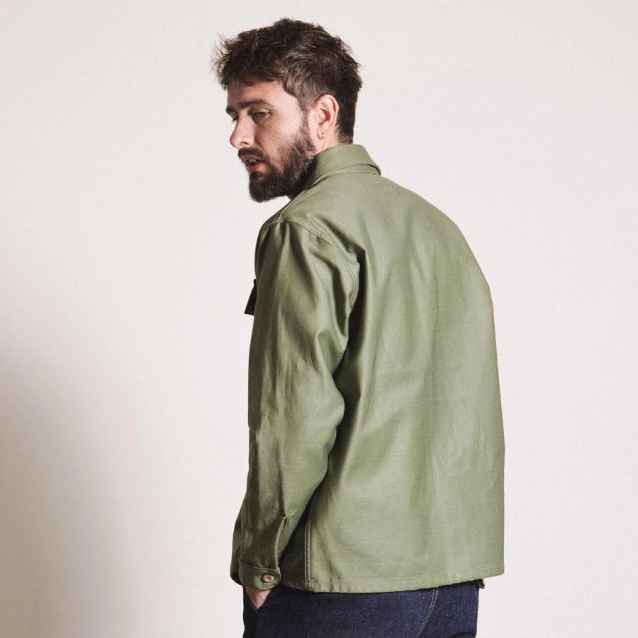 Benzak - BWS-03 Military Overshirt 10 Oz. Army Green Military Twill Shirts&Overshirts 5 Benzak - BWS-03 Military Overshirt 10 Oz. Army Green Military Twill Shirts&Overshirts