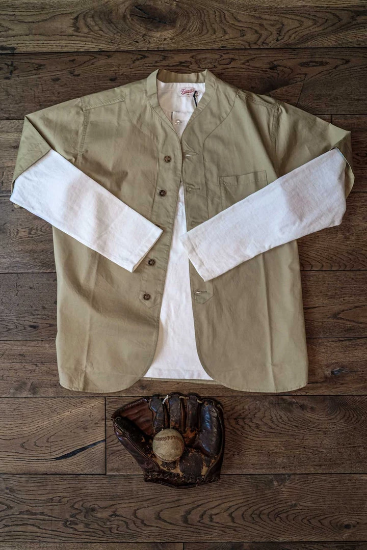 Universal Works - ML Shirt In Tan Fine Twill 8 Universal Works - ML Shirt In Tan Fine Twill