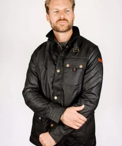 Outerwear&jackets Peregrine - Bexley Waxed Jacket In Black