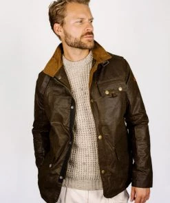 Peregrine - Bexley Waxed Jacket In Brown Outerwear&jackets