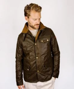 Peregrine - Bexley Waxed Jacket In Brown Outerwear&jackets