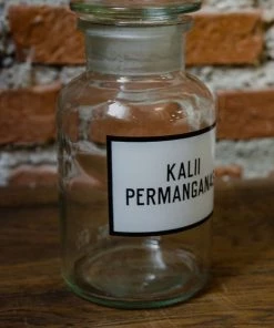 Antiques Antiques&Collectibles Vintage Large Apothecary Glass Jar - Pharmacy Bottle