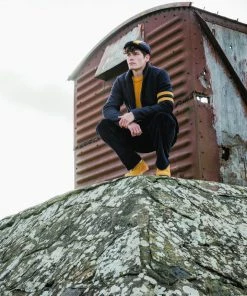 Peregrine - Harris Tweed Hemingway Jacket In Navy Outerwear&jackets