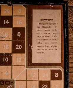 Antiques 1930's Airways, Airplane Pinball Game Toy By Lindstrom Tool & Toy Co. Antiques&Collectibles