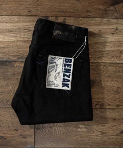 Benzak - B-01 SLIM 13 Oz. Black Selvedge Bottoms