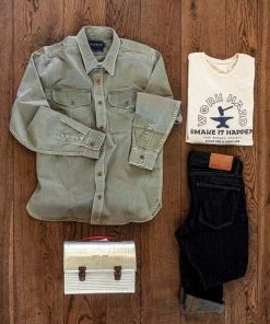 Benzak - B-01 SLIM 13 Oz. Brown Cotton Selvedge 24 Benzak - B-01 SLIM 13 Oz. Brown Cotton Selvedge