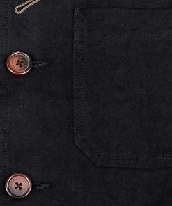 Universal Works - Bakers Chore Jacket In Black Nebraska Cotton Outerwear&jackets 8 Universal Works - Bakers Chore Jacket In Black Nebraska Cotton Outerwear&jackets