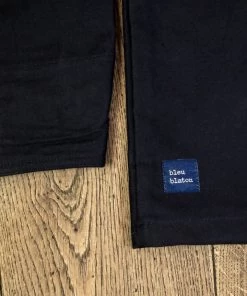 Bleu Blaton - Moleskin Worker Jacket In Blue Mechanic