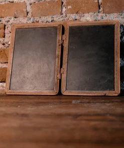 Antiques Antiques&Collectibles Vintage Four Faced Foldable Blackboard