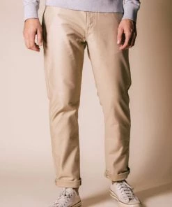 Bottoms Benzak - BC-01 Tapered Chino 10 Oz. Sand Military Twill