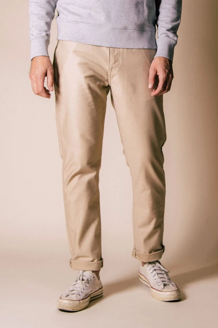 Bottoms Benzak - BC-01 Tapered Chino 10 Oz. Sand Military Twill 3 Bottoms Benzak - BC-01 Tapered Chino 10 Oz. Sand Military Twill