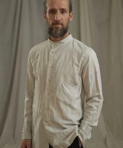 Shirts&Overshirts Workhouse England - Bed Shirt In Vintage Stripe