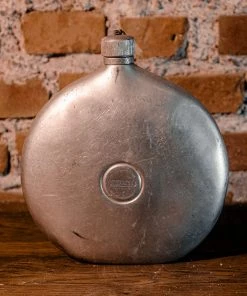 Antiques 1920's Large Landers Frary Clark Universal Army Flask Canteen - New Britain, Conn.
