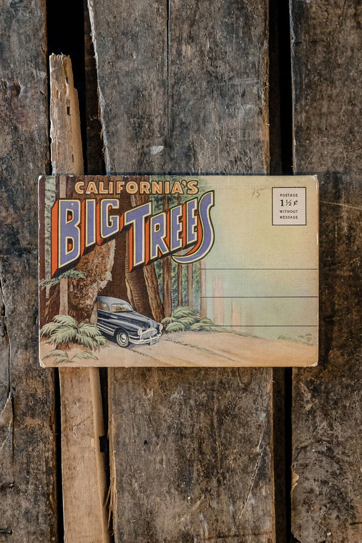 Antiques 1930/40's Lot N°1 - 3 Linen Souvenir Postcard Folders 3 Antiques 1930/40's Lot N°1 - 3 Linen Souvenir Postcard Folders