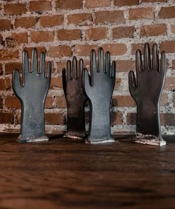 Antiques Industrial Black Ceramic Hand / Glove Mold Antiques&Collectibles