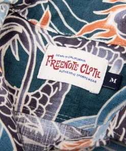 Freenote Cloth - Hawaiian Blue Dragon Aloha Shirt