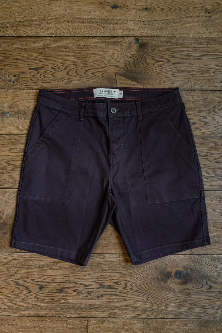 Iron And Resin - Brigade Shorts In Charcoal New 3 Iron And Resin - Brigade Shorts In Charcoal New