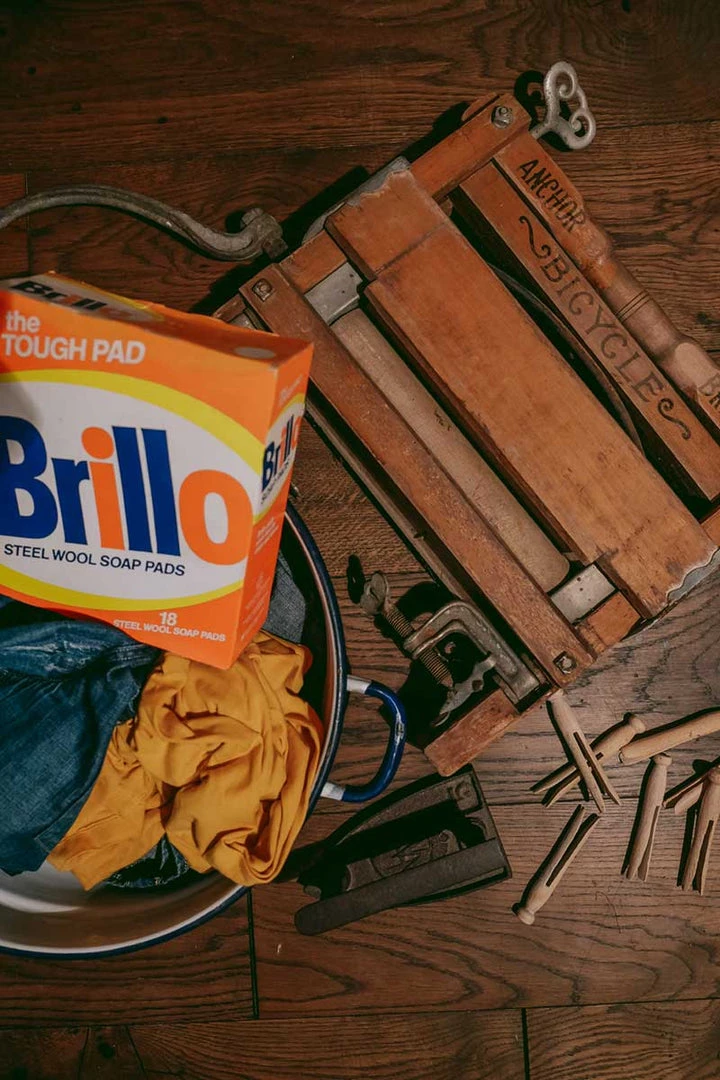 Antiques Antiques&Collectibles Andy Warhol Style<br>Vintage Brillo Box 6 Antiques Antiques&Collectibles Andy Warhol StyleVintage Brillo Box