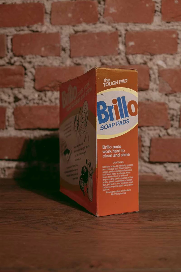 Antiques Antiques&Collectibles Andy Warhol Style<br>Vintage Brillo Box 3 Antiques Antiques&Collectibles Andy Warhol StyleVintage Brillo Box
