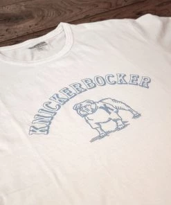 Tees Knickerbocker - Bulldog T-shirt In Milk 8 Tees Knickerbocker - Bulldog T-shirt In Milk