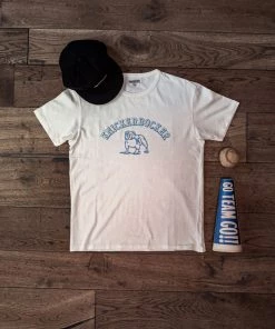 Tees Knickerbocker - Bulldog T-shirt In Milk 9 Tees Knickerbocker - Bulldog T-shirt In Milk