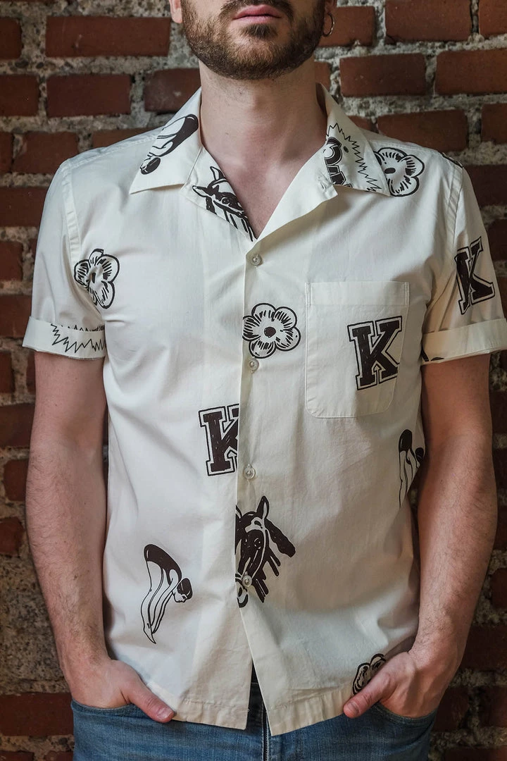 Knickerbocker - ? Camp Shirt In White Shirts&Overshirts 11 Knickerbocker - ? Camp Shirt In White Shirts&Overshirts