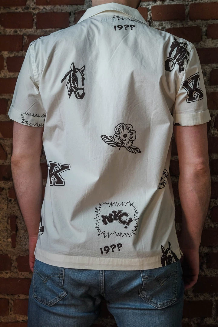 Knickerbocker - ? Camp Shirt In White Shirts&Overshirts 6 Knickerbocker - ? Camp Shirt In White Shirts&Overshirts