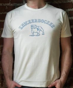 Tees Knickerbocker - Bulldog T-shirt In Milk
