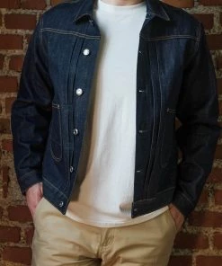 Benzak - BDJ-01 COWBOY JACKET 11.5 Oz. Natural Indigo Eco Denim Outerwear&jackets