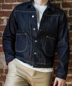 Benzak - BDJ-01 COWBOY JACKET 11.5 Oz. Natural Indigo Eco Denim Outerwear&jackets